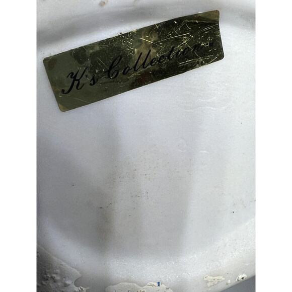 Vintage Christmas Santa Claus Victorian K’s Collection White Silver Figurine - Picture 16 of 16